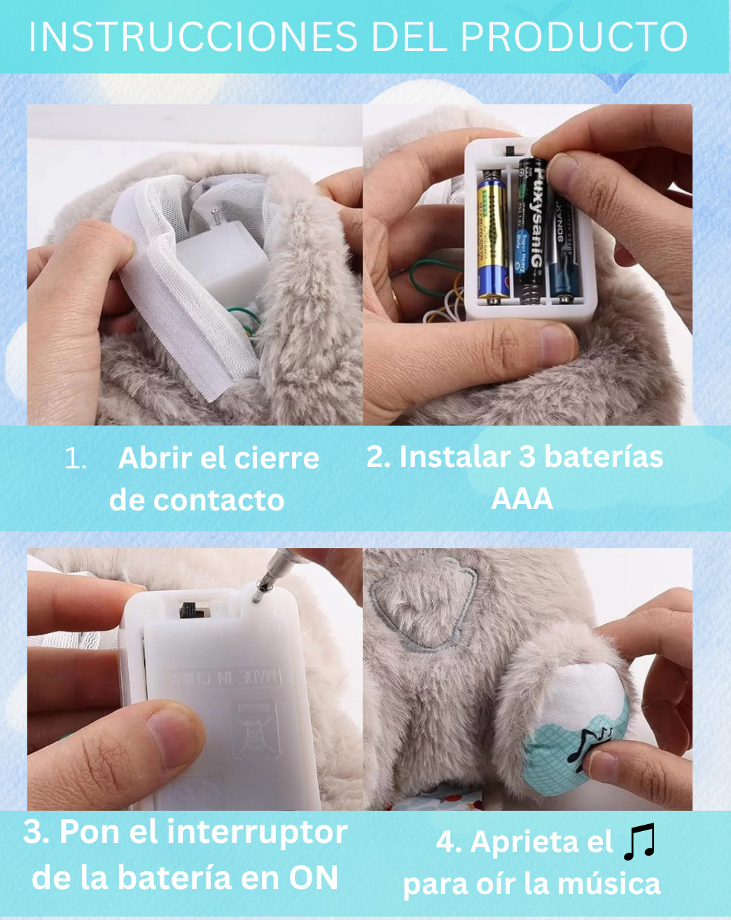 Nutria Peluche con respiración ralajante